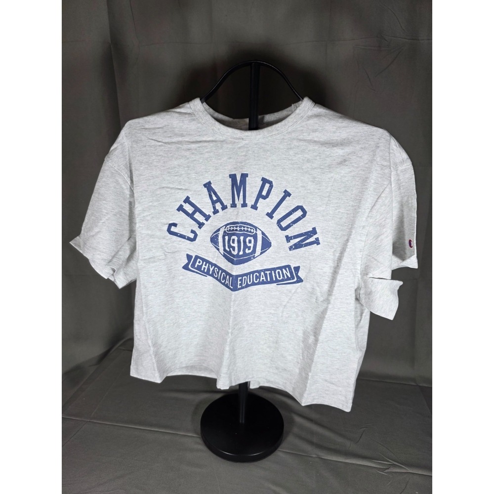 NEW Champion Women's Medium Rec Center Cropped Tee Shirt